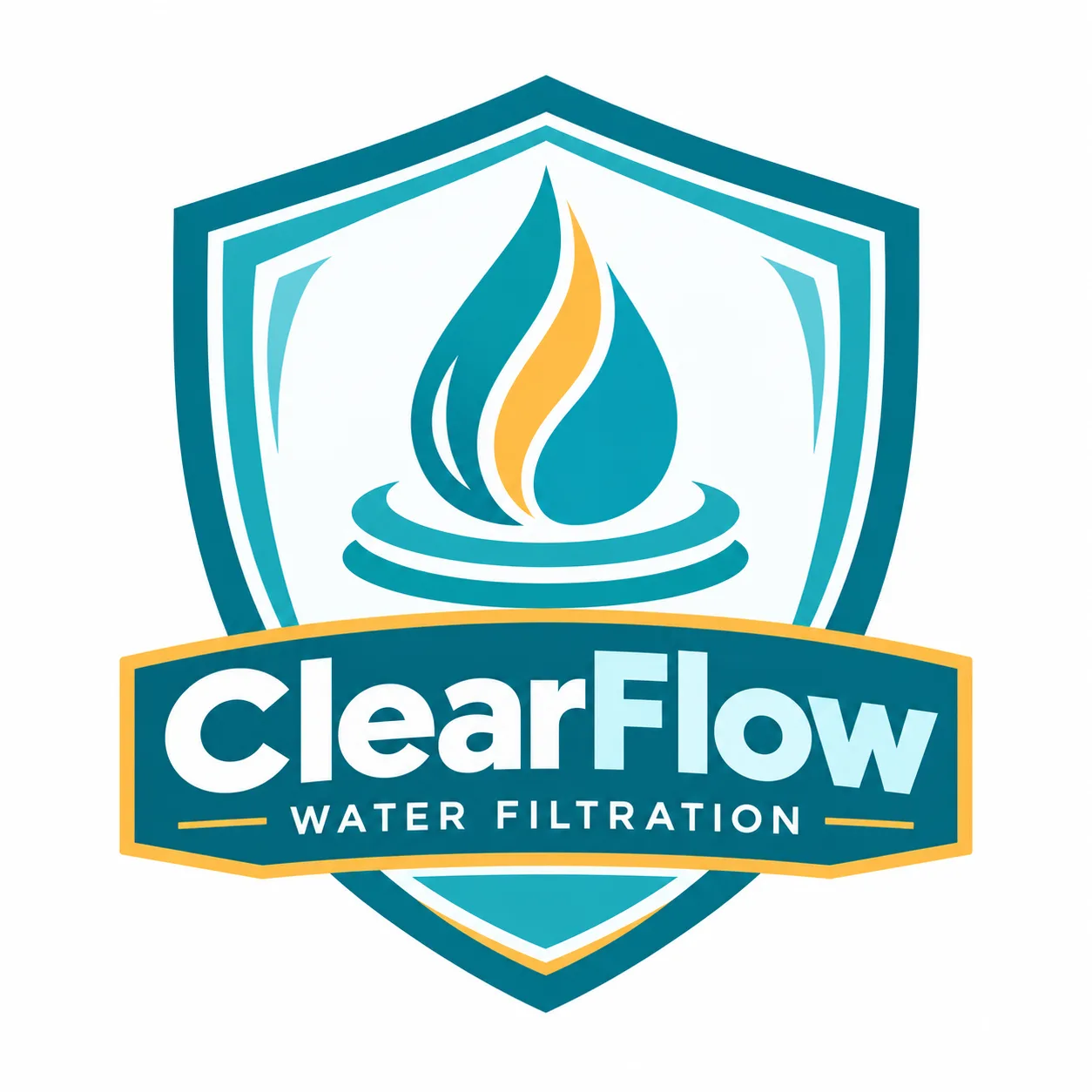 ClearFlow Water Filtration logo
